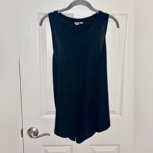 GAP Black Knit Tank Top Criss Cross Back | Size L